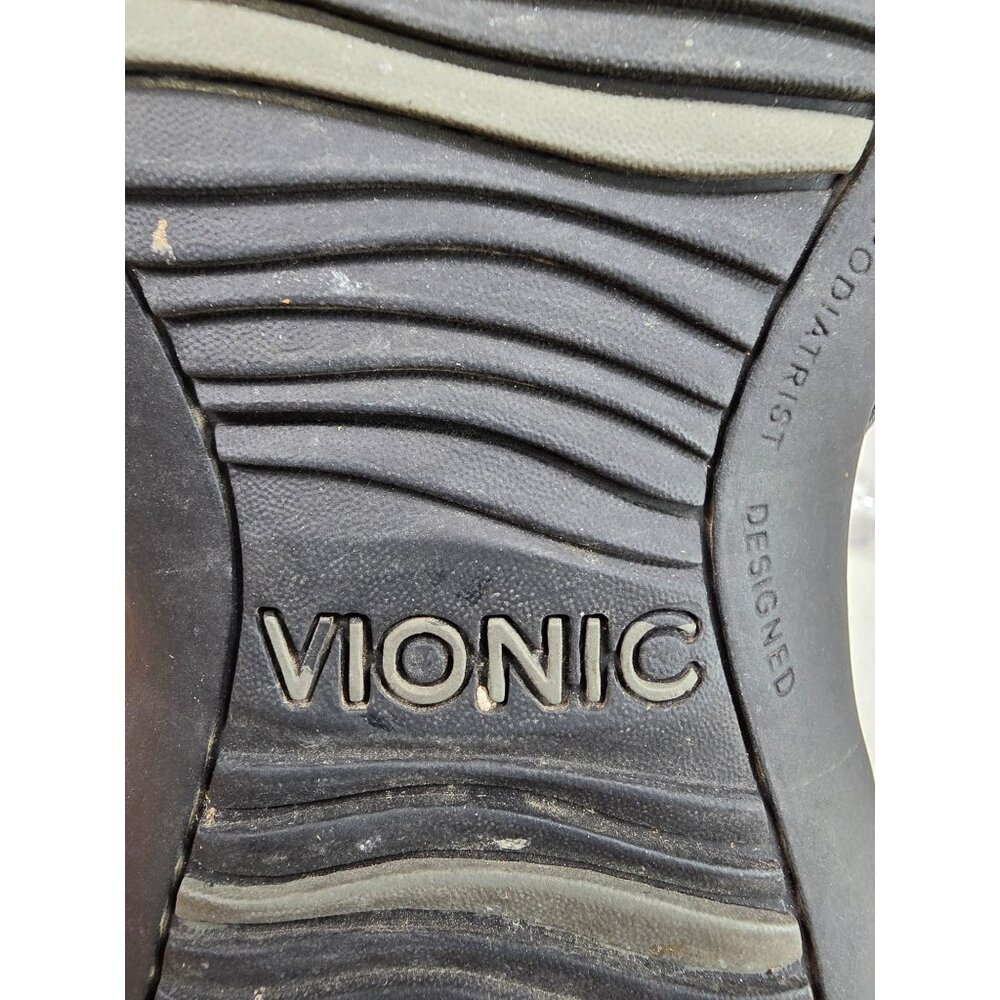 Vionic Womens Black Sandals With Metal Accent Size 7 - Picture 3 of 8
